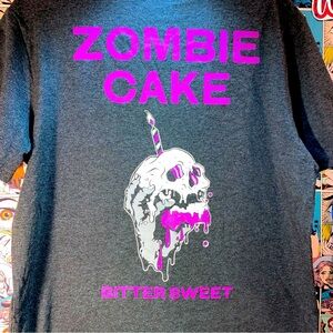 New Brewdog, Edgy Zombie Cake Tee - Bitter Sweet Style! Metal bad ass hipster